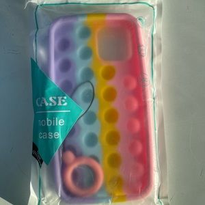 iPhone 12 case with make up bag